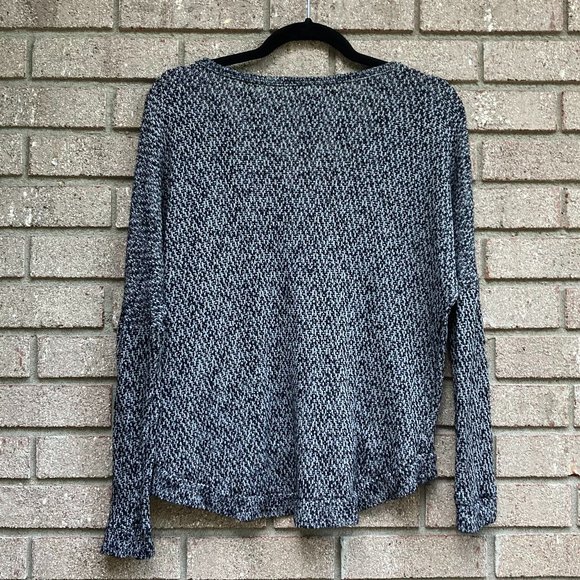CHARLOTTE RUSSE Gray Marled Long Sleeve Sweater Size M - Picture 5 of 6